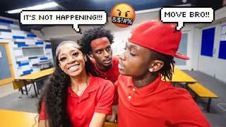 DUS TRYNA BLOCK MY SHOT WITH MIYA🏀💔