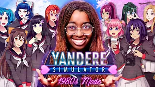 Yandere Simulator 1980s Mode MARATHON (ALL 10 RIVALS)