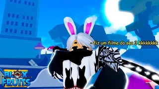 Toda a Minha Jornada Rumo ao Sea 3 no Blox Fruits - O Filme
