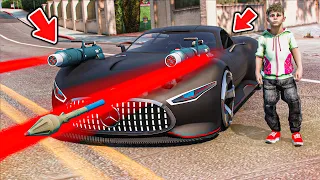 GTA V ( المخترع اليتيم ) : انتقم بسيارة الليرز الضوئية
