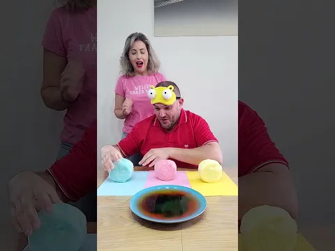 What was inside the cotton candy?! #shorts Funny Video By TikToMania