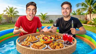 Surprise Iftar Pool Party for Madni 😱 | Floating Iftari Gone Crazy 😍