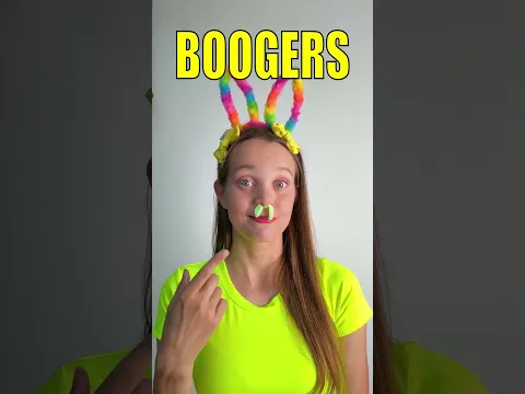 Silly English Words for Kids! What’s a Booger?👃 What’s Ear Wax? 🤢