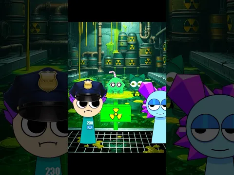 POV Tox Aqua Acid are swimming in the pool, Thanos protects them but Thysto... | Incredibox Sprunki