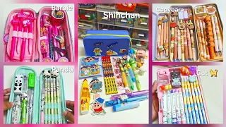 ASMR Filling jumbo mechanical pencil box with cute stationery ✨️ 💕 lot of new stationery items 💖🌈✌🏻