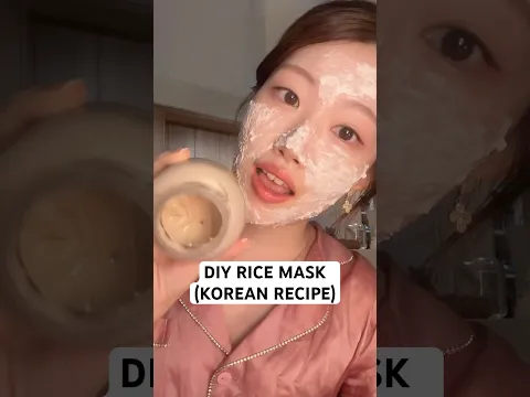 DIY rice mask recipe from @krystallee Korean mom 🥹✨#kbeauty #koreanskincare