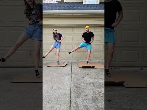 I didn't know if dad could pull this off...but after one hour of practice, this happened...