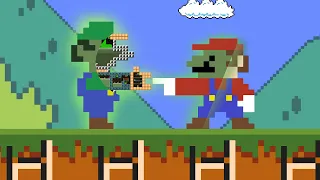 Mario vs zombie Luigi maze