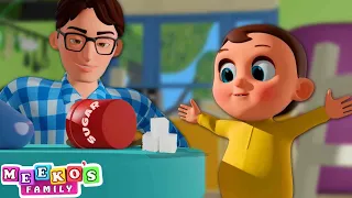 Johny Johny Yes Papa 😻🍎 - Nursery Rhymes for Babies | Meeko's Family
