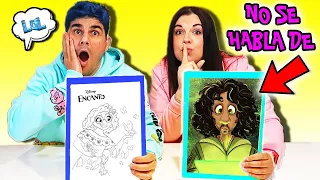 NO SE HABLA de BRUNO 🤫 3 MARKER CHALLENGE Encanto - LOL Retos Divertidos