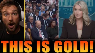 Reporter YELLS at Karoline Leavitt and Quickly FINDS OUT