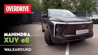 Mahindra XUV e8 walkaround - Electrified XUV700 I OVERDRIVE