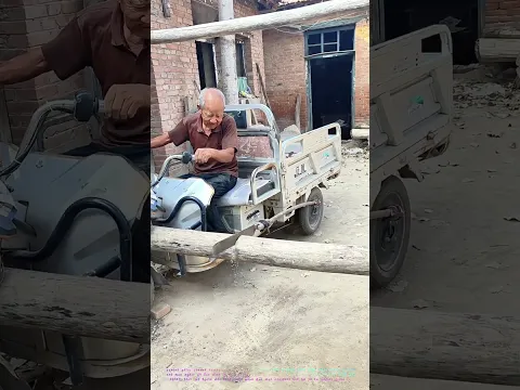 تحويل الإطار إلى منشار: سر حرفية الأجداد في تقطيع الخشب