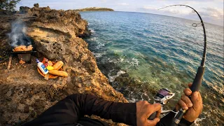 🔥 Solo Catch & Cook On the Edge