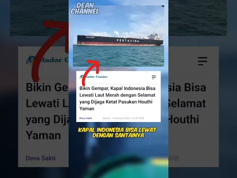 Amerika Heran! Kapal Indonesia Lewat Laut Merah Dengan Selamat, Kok Bisa? #shorts