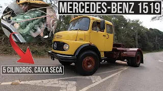MERCEDES-BENZ 1519: o clássico 5 cilindros com caixa seca | Garagem Peso-Pesado