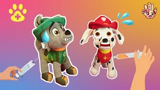 Los Cachorros de la Patrulla Canina TIENEN MIEDO A LAS VACUNAS!