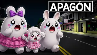SOBREVIVIMOS al APAGON TOTAL de BROOKHAVEN con CONEJITO en Roblox😱