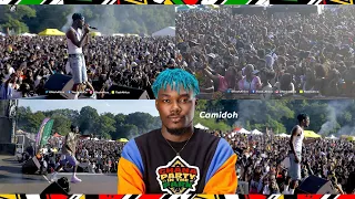 The Crowd Didn’t Want Camidoh To Sing His Own Song!! 🇬🇭🇬🇧🇬🇧