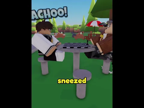 I Beat the World Chess Champion by Accident 😳  #roblox #robloxstory #animation