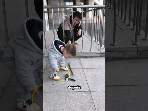 Tudo que ele queria era só ajudar seu papai 😍