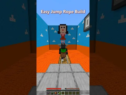 Minecraft Squid game jump rope #minecraft