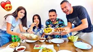 عصام ونور يقيمو طبختي الشهيرة! ( انصدمت بردة فعلهم🥹)