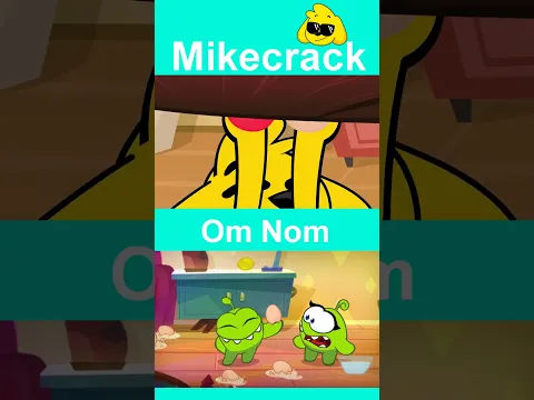 MIKECRACK COPIÓ A OM NOM PARTE 2 😱 LAS PERRERIAS DE MIKE VS OM NOM 🔥 #shorts #mikecrack #vs #anime