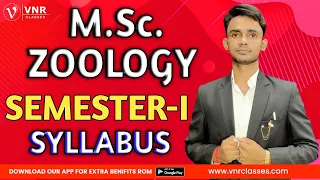 M.Sc. Zoology Syllabus (Semester-I ) All UP University's || M.Sc. Classes by - Prahalad bhaiya