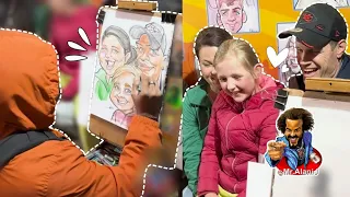 They’re all smiles for their draawling I mean Drawing in full color 3 faces