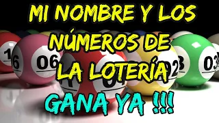 921---TU NOMBRE  TE DICE LOS NÚMEROS DE LA LOTERÍA no creerás la forma de ganar la lotería