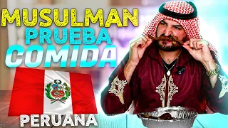 ARABE MUSULMAN PRUEBA comida PERUANA🇵🇪😍