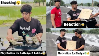 Unboxing My Golden Play Button 🥺😱 || First Payment Revel 💰💰 || Reaction 😳😳 || @pawansahu777