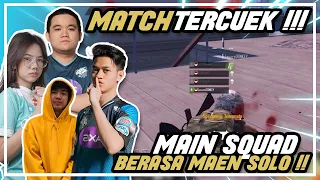 MATCH TERCUEK !! MAIN SQUAD BERASA MAEN SOLO !!! - PUBG MOBILE INDONESIA