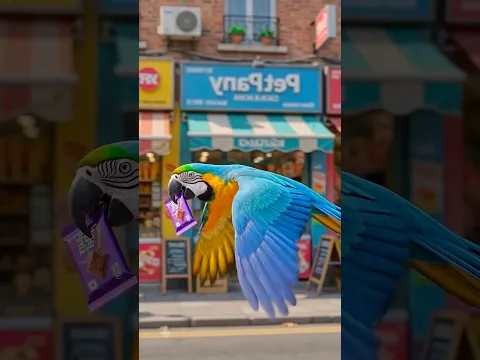 Part-1🦜￼तोता चॉकलेट लेने गया🥰#video #dosti #parrot 🥰 #training #video #video ❤️#shorts #dosti ❤️