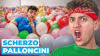 RIEMPO CASA di CRAZIE con 500 PALLONCINI