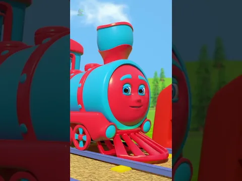 Wheels on the Train #shorts #nurseryrhymes #babysongs #littletreehouse #youtubekids #traincartoon
