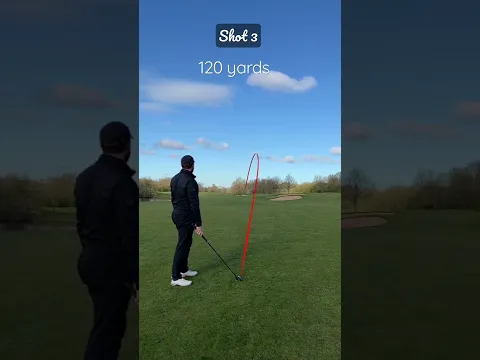 Playing a hole with THE SWINGLESS golf club!
