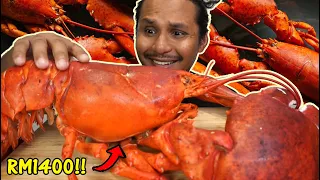 LOBSTER terbesar di Malaysia (mukbang) boston lobster