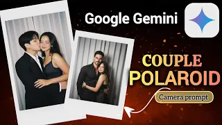Instagram Trending Couple Gemini Photo Editing | Gemini Couple Ai Photo Editing | Polaroid Trend