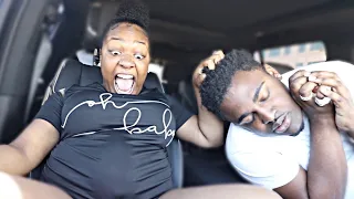 FIANCE GIVES BIRTH TO BABY GIRL IN THE CAR!