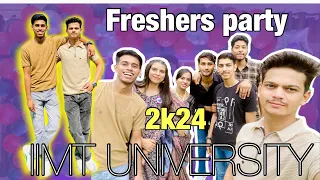 Freshers Party 2k24 ❤️|| IIMT UNIVERSITY ||#freshers #party #saifivlogs