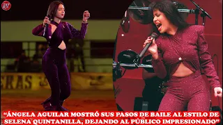 ÁNGELA AGUILAR así bailó como SELENA QUINTANILLA en concierto