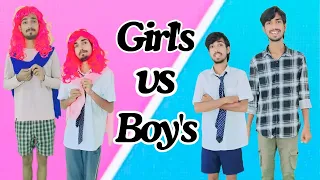 Girl's Vs Boy's 🤩 | Juneed Entertainment | Comedy Video