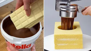NUTELLA Chocolate Cakes Are Very Creative And Tasty | Satisfying Chocolate Cake Hacks