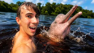 NADAMOS COM BOTO ROSA NA AMAZÔNIA