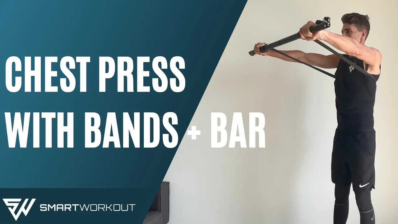 Image Chest Press with Resistance Bands