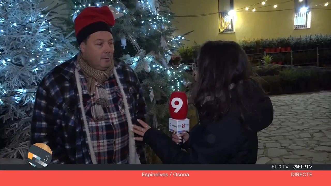 Visitem la Fira de l’Avet d’Espinelves després d’un pont de la puríssima multitudinari