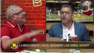 Fuerte cruce entre Luis Aníbal Schupp y Camilo Soares en #PolémicaEnElBarPy