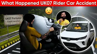 कैसे हुआ UK07 Rider का Car Accident? 😰 (3D Animation) 